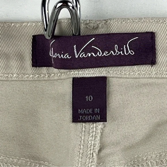 Gloria Vanderbilt - Size 10 - Women's Jeans -Cream - Light Tan - Amanda Styling - Picture 6 of 11